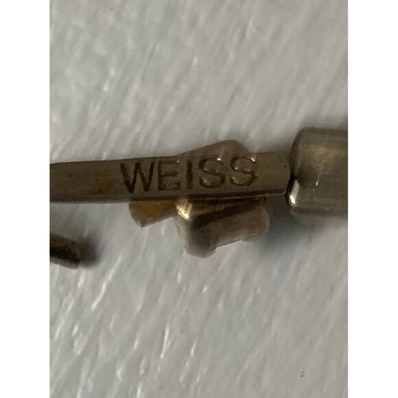 Weiss Flower Rhinestone and Aurora Borealis Choker 15 1/2" - Picture 12 of 12